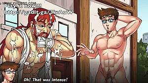 I'm in a gay harem with big cocks.