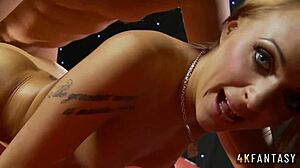 Farrah Rides Lucky Man with Wet Pussy and Deepthroat