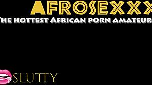 amazing ebony girl with lips giving sloppy blowjob for hours