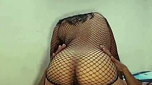 Rough Fuck in Red Lingerie for Brunette Mexican Amateur!