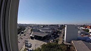 Sarada Naked at Hotel Window