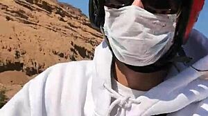 Outdoor Pool Sex with Blowjob and Creampie