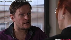 Busty Euro babes Martina Gold and Ema Russo get filthy in the office. They lick and make each other climax repeatedly.