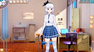 In the world of Touhou, Youmu Konpaku gets her big tits rubbed intensely in this 3D CG anime video