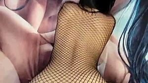 Rough Fuck in Red Lingerie for Brunette Mexican Amateur!