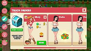 playing nutaku booty farm hentai game, so sexy 😍