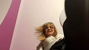 i turned her into a footstool, lowering her below the floor for bdsm play