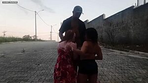 Are we horny? We licked pussies and sucked big black cocks in outdoor orgy!