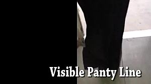 denim jeans 5 shows ass in jeans voyeur style