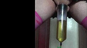 Crossdressing Gay Mark Wright Pisses and Swallows in New Shocking Clip