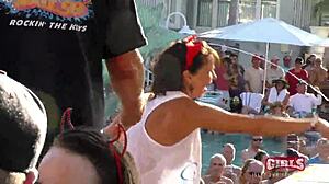 Insane Pussy Twerk Pool Party Key West Fest Sluts Flashing Tits Erotic Wet Nude Amateurs
