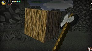 Hornycraft Minecraft Parody: Creeper Girl and Piglette Give Deepthroat Blowjob