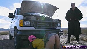 does this busty blonde anal in cosplay turn you on