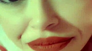 Puerto Rican redhead Latina babe shows off tits and ass in red bikini