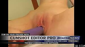 Awesome Young Cutie Getting Pumped Outdoors