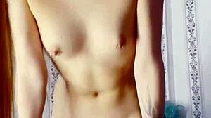 Ki-Sim Rides Huge Cock Cowgirl