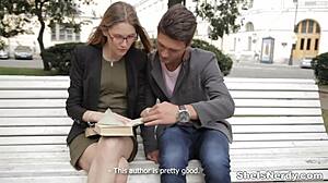 nerdy teen mixes studies with fun