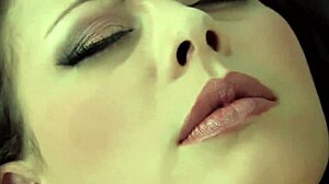 Karmella Masturbates In Sheer Thigh High Stockings