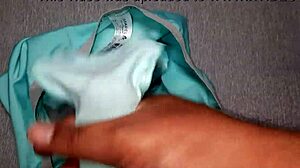 i was going to masturbate with my friend's blue panties