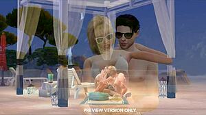 Beach Walk With Taylor And Joe In 3D Hentai Preview