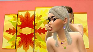 Cute Blonde Stepsister Helps Stepbrother With Big Cock After Breakup