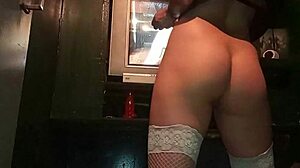 In the xxx club with a young guy and two old men