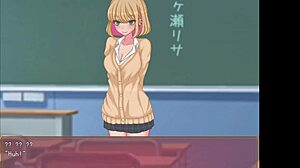 omg, the new student cheats and fucks her teacher in this hentai game! 😏 part 1