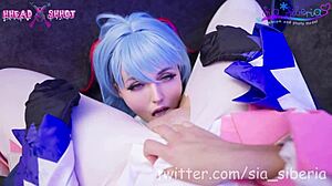 hey, paimon teaches ganyu lesbian sex with dildo 😘