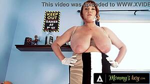 Redhead Stepmom Craves Your Dick In Lingerie