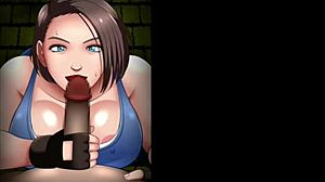 She Forgot The Game For An Xxx Blowjob In 3D Cartoon