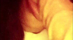 Wow, Playing With My 22Cm Dildo!