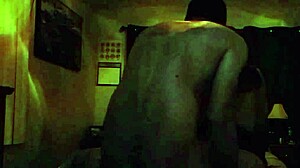 Curvy Latina MILF rides hard with that big amateur ass