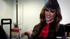 stud cannot resist this hot horny milf and even lets her have her way on him