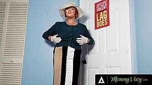 Redhead Stepmom Craves Your Dick In Lingerie