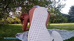 Kayla kandy workout video sri lankan blonde athletic