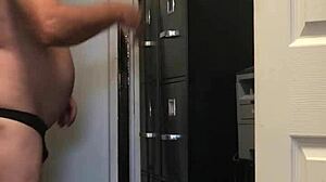 almost caught masturbating solo