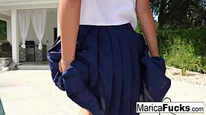 Hot Marica WALKS NUDE Before MASTURBATING