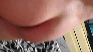 Young guy feels excited playing with his cock.