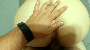 emma miller gets fucked doggystyle bent over for creampie