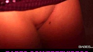 why is that beautiful blonde bombshell rubbing herself in uniform?