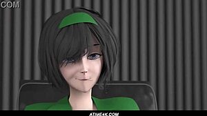 Office worker gets creampie after closing