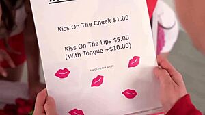 cash for kisses on valentines day?