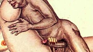 复古跨种族双性恋三人行双重插入