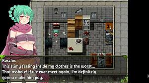 Explorers of the abyss rpg hentai game ep 3 the thief is begging for a huge dirty dick while recorded