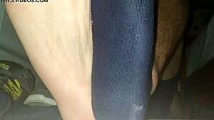 he asks, 'want cum on my sweaty socks?'