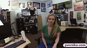 pretty blonde railed by pervert pawn man, blowjob on monster cock in hidden cam. 👀
