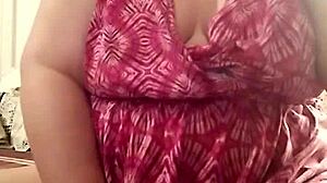 In a therapy session, the BBW patient indulges in fingering and masturbation with ripped clothes