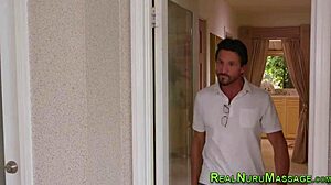 Teen 18+ Masseuse in a Massage Session with Fingering