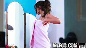 Pin-up feels horny fucking her roomie in hidden pov amateurs scene.