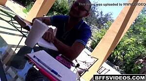 hot sasha gets cum in mouth after hardcore blowjob, damn! 😲